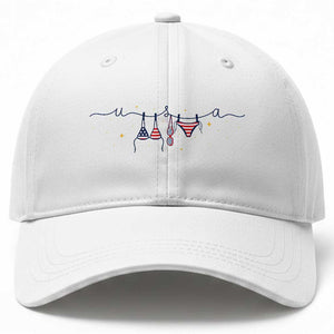 Patriotic American Flag Bikini Baseball Cap USA Summer Vacation Gift TS12 Print Your Wear