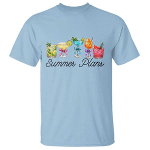 Funny Summer Plans T Shirt Refreshing Tropical Cocktail Lover Gift