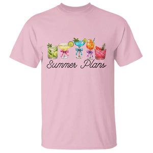 Funny Summer Plans T Shirt Refreshing Tropical Cocktail Lover Gift