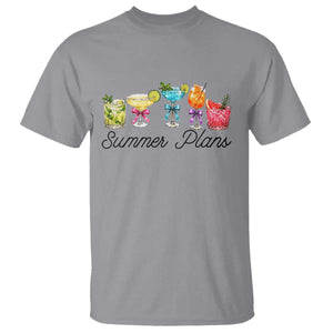 Funny Summer Plans T Shirt Refreshing Tropical Cocktail Lover Gift