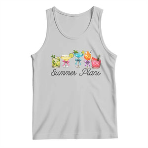 Funny Summer Plans Tank Top Refreshing Tropical Cocktail Lover Gift TS12 Ash Print Your Wear