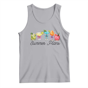Funny Summer Plans Tank Top Refreshing Tropical Cocktail Lover Gift TS12 Athletic Heather Print Your Wear