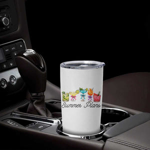 Funny Summer Plans Tumbler Cup Refreshing Tropical Cocktail Lover Gift