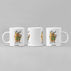 Bruh Its Summer Coffee Mug Funny Capybara Surfer Beach Vacation Gift
