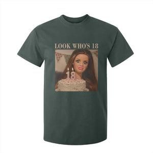 Look Who's 18 T Shirt For Kid Funny Birthday Doll Face Meme
