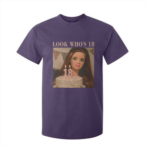Look Who's 18 T Shirt For Kid Funny Birthday Doll Face Meme