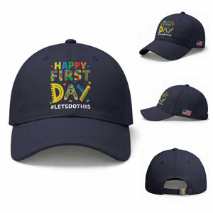 Autism Acceptance Back To School Educator Baseball Cap Happy First Day
