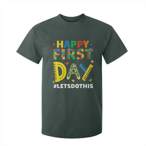 Autism Acceptance Back To School Educator T Shirt For Kid Happy First Day