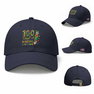 Proud Autism Teacher 100 Days Of School Baseball Cap Making A Difference