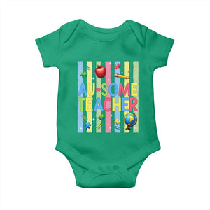 Special Ed Teacher Autism Acceptance Baby Onesie Au Some Teacher