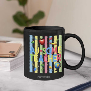 Special Ed Teacher Autism Acceptance Coffee Mug Au Some Teacher