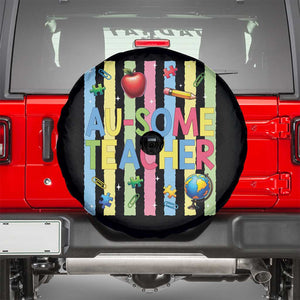 Special Ed Teacher Autism Acceptance Spare Tire Cover Au Some Teacher