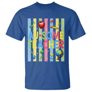 Special Ed Teacher Autism Acceptance T Shirt Au Some Teacher