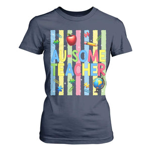 Special Ed Teacher Autism Acceptance T Shirt For Women Au Some Teacher