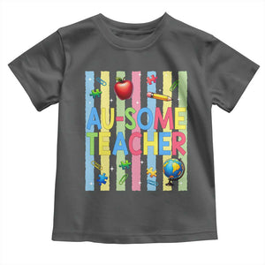 Special Ed Teacher Autism Acceptance Toddler T Shirt Au Some Teacher