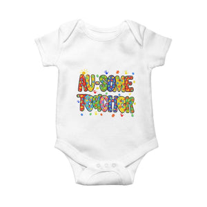 Autism Acceptance Special Education Teacher Baby Onesie Au Some Teacher