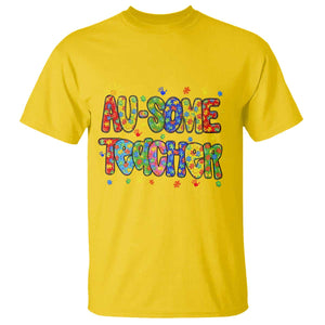 Autism Acceptance Special Education Teacher T Shirt Au Some Teacher