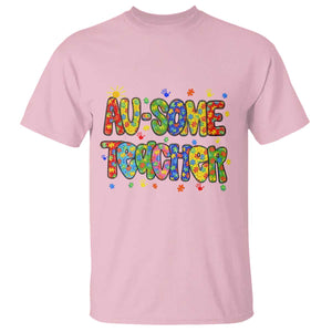 Autism Acceptance Special Education Teacher T Shirt Au Some Teacher
