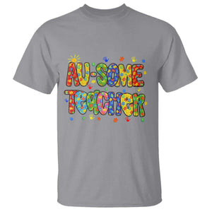 Autism Acceptance Special Education Teacher T Shirt Au Some Teacher
