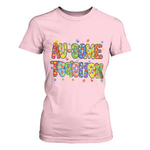 Autism Acceptance Special Education Teacher T Shirt For Women Au Some Teacher