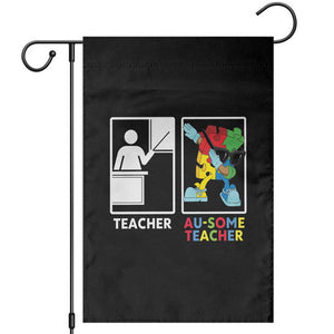 Funny Au Some Teacher Garden Flag Autism Acceptance Special Education Gift
