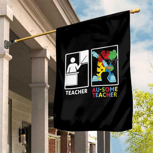 Funny Au Some Teacher Garden Flag Autism Acceptance Special Education Gift