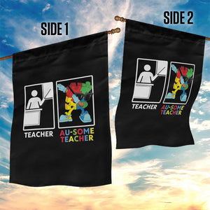 Funny Au Some Teacher Garden Flag Autism Acceptance Special Education Gift