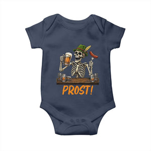 Funny Skeleton Oktoberfest Baby Onesie Prost Beer Lover Bavarian Gift