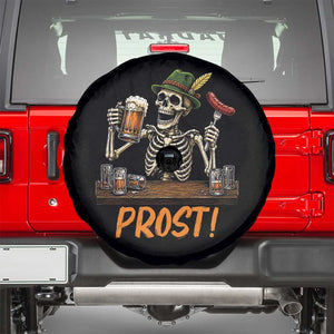 Funny Skeleton Oktoberfest Spare Tire Cover Prost Beer Lover Bavarian Gift