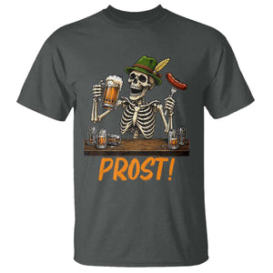 Funny Skeleton Oktoberfest T Shirt Prost Beer Lover Bavarian Gift