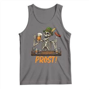 Funny Skeleton Oktoberfest Tank Top Prost Beer Lover Bavarian Gift