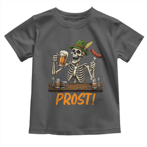 Funny Skeleton Oktoberfest Toddler T Shirt Prost Beer Lover Bavarian Gift