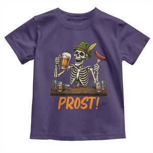 Funny Skeleton Oktoberfest Toddler T Shirt Prost Beer Lover Bavarian Gift