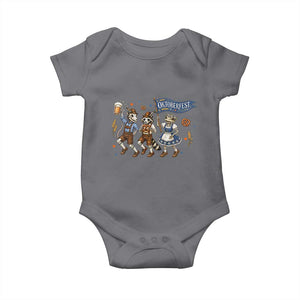 Funny Opossum Raccoon Frog Oktoberfest Beer Graphic Baby Onesie Spooky Drinking Team