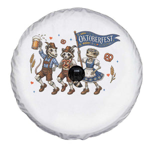 Funny Opossum Raccoon Frog Oktoberfest Beer Graphic Spare Tire Cover Spooky Drinking Team TS12 Print Your Wear