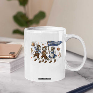 Funny Opossum Raccoon Frog Oktoberfest Beer Graphic Coffee Mug Spooky Drinking Team TS12 Print Your Wear