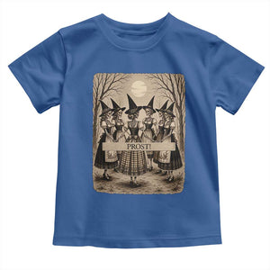 Skeleton Witches Coven Oktoberfest Toddler T Shirt German Dirndl Spooky Beer Festival Gift