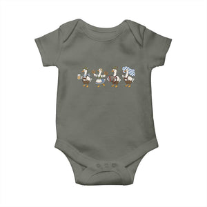 Silly Goose Oktoberfest Baby Onesie Cute Bavarian Beer Festival Animal Humor