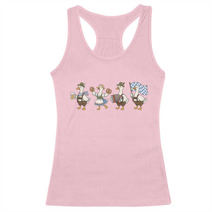 Silly Goose Oktoberfest Racerback Tank Top Cute Bavarian Beer Festival Animal Humor
