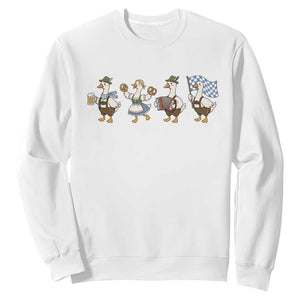 Silly Goose Oktoberfest Sweatshirt Cute Bavarian Beer Festival Animal Humor