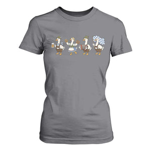 Silly Goose Oktoberfest T Shirt For Women Cute Bavarian Beer Festival Animal Humor