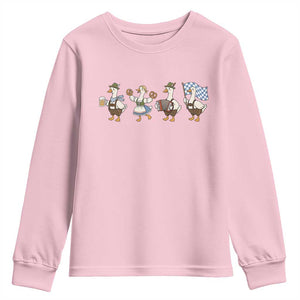 Silly Goose Oktoberfest Youth Sweatshirt Cute Bavarian Beer Festival Animal Humor