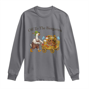 Funny Goose German Beer Festival Long Sleeve Shirt Off To The Biergarten