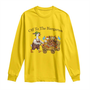 Funny Goose German Beer Festival Long Sleeve Shirt Off To The Biergarten