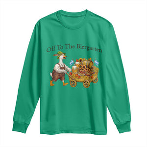 Funny Goose German Beer Festival Long Sleeve Shirt Off To The Biergarten