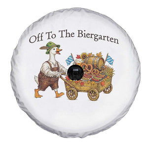 Funny Goose German Beer Festival Spare Tire Cover Off To The Biergarten