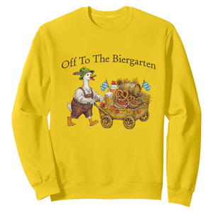 Funny Goose German Beer Festival Sweatshirt Off To The Biergarten