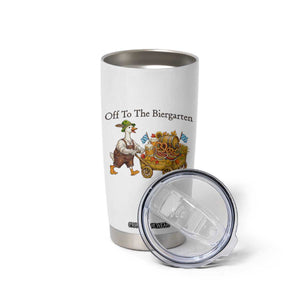 Funny Goose German Beer Festival Tumbler Cup Off To The Biergarten