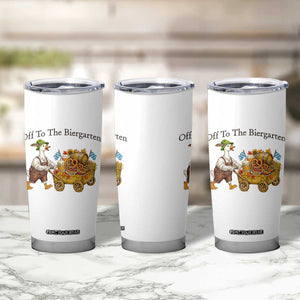 Funny Goose German Beer Festival Tumbler Cup Off To The Biergarten