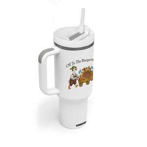 Funny Goose German Beer Festival Tumbler With Handle Off To The Biergarten